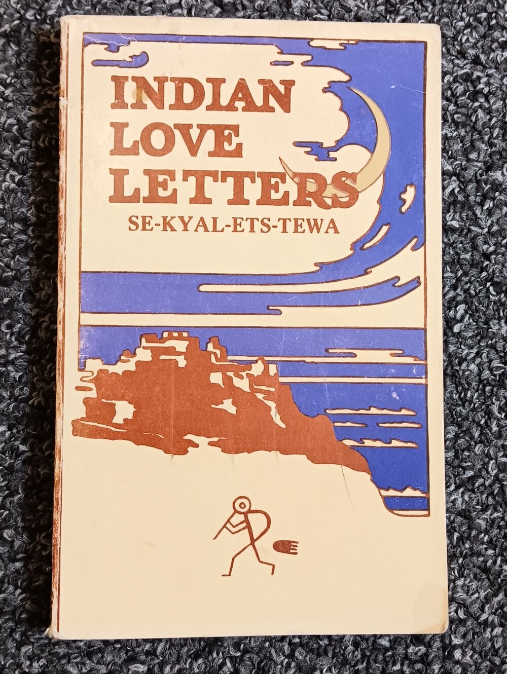 1972 Indian Love Letters Paperback Book, Hopi Native American Romance Novel VTG